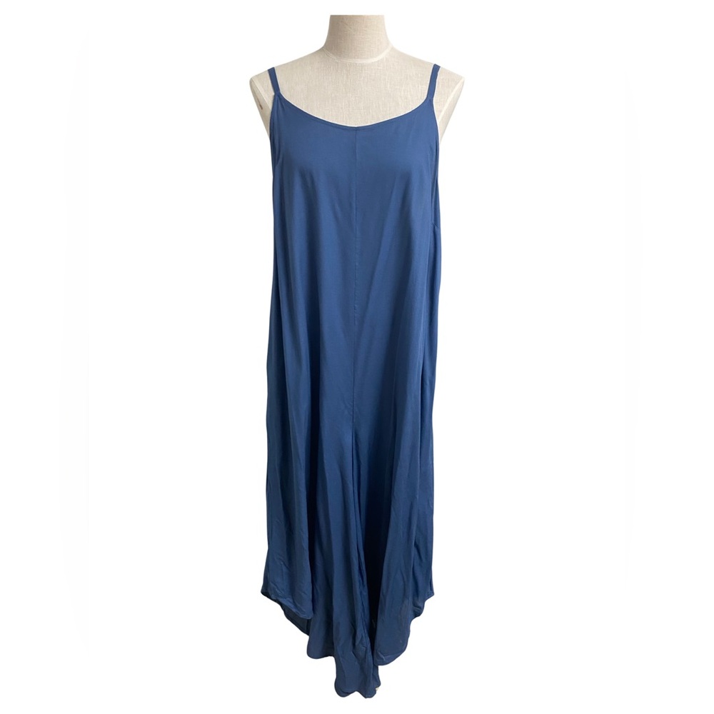 Blue Long-Pants Romper